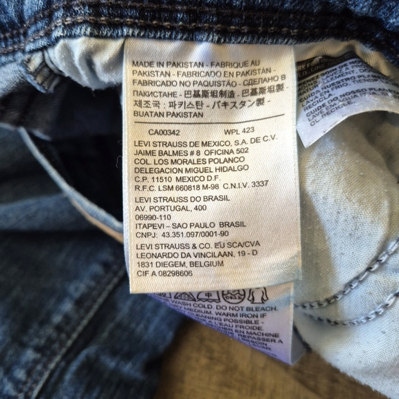 Levis 515 Jeans Womens 14M Bootcut Mid Rise Medium Wash Denim Outdoors Casual - Picture 14 of 16